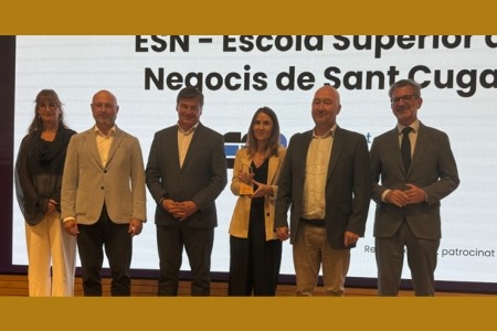 L'ESN de Sant Cugat rep el Premi a lImpuls a l'FP i al Talent